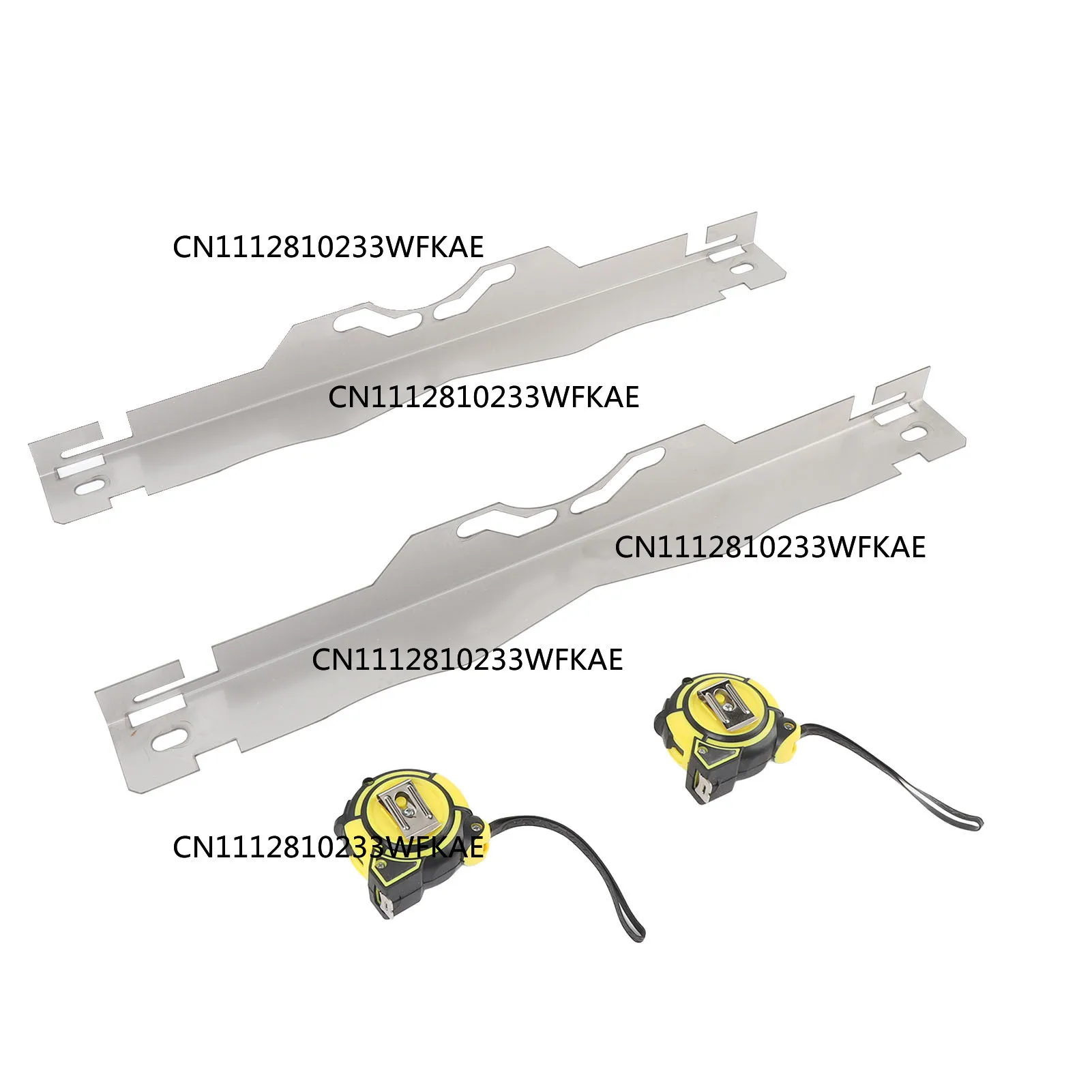 Stainless Steel Wheel Alignment Tool Plates with 2PCS 3 Meters Tape Measure Toe Alignment Tool for All Cars Sedans SUVs
