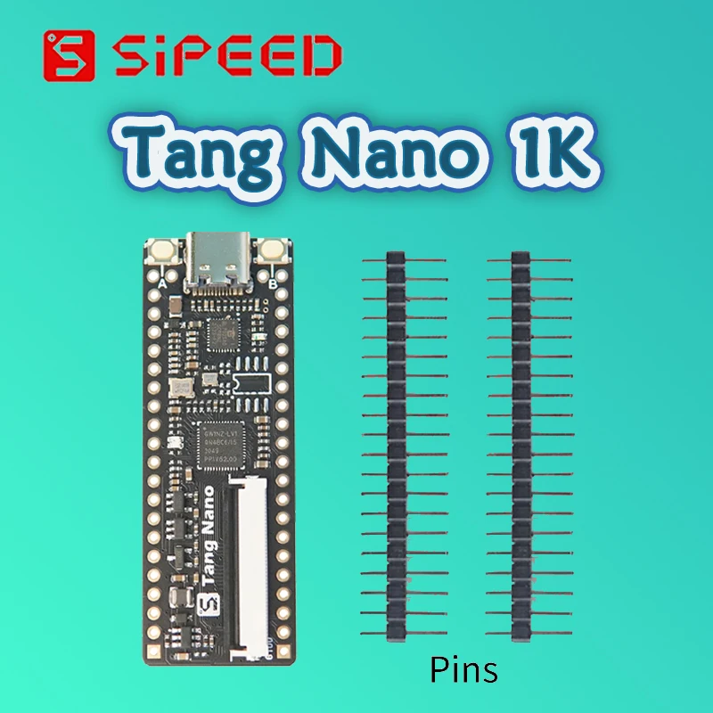 

Плата разработчика Sipeed Lichee Tang Nano1K Minimalist FPGA на базе макетной платы GWINZ-1 серии LittleBee от Gaoyun Semiconductor