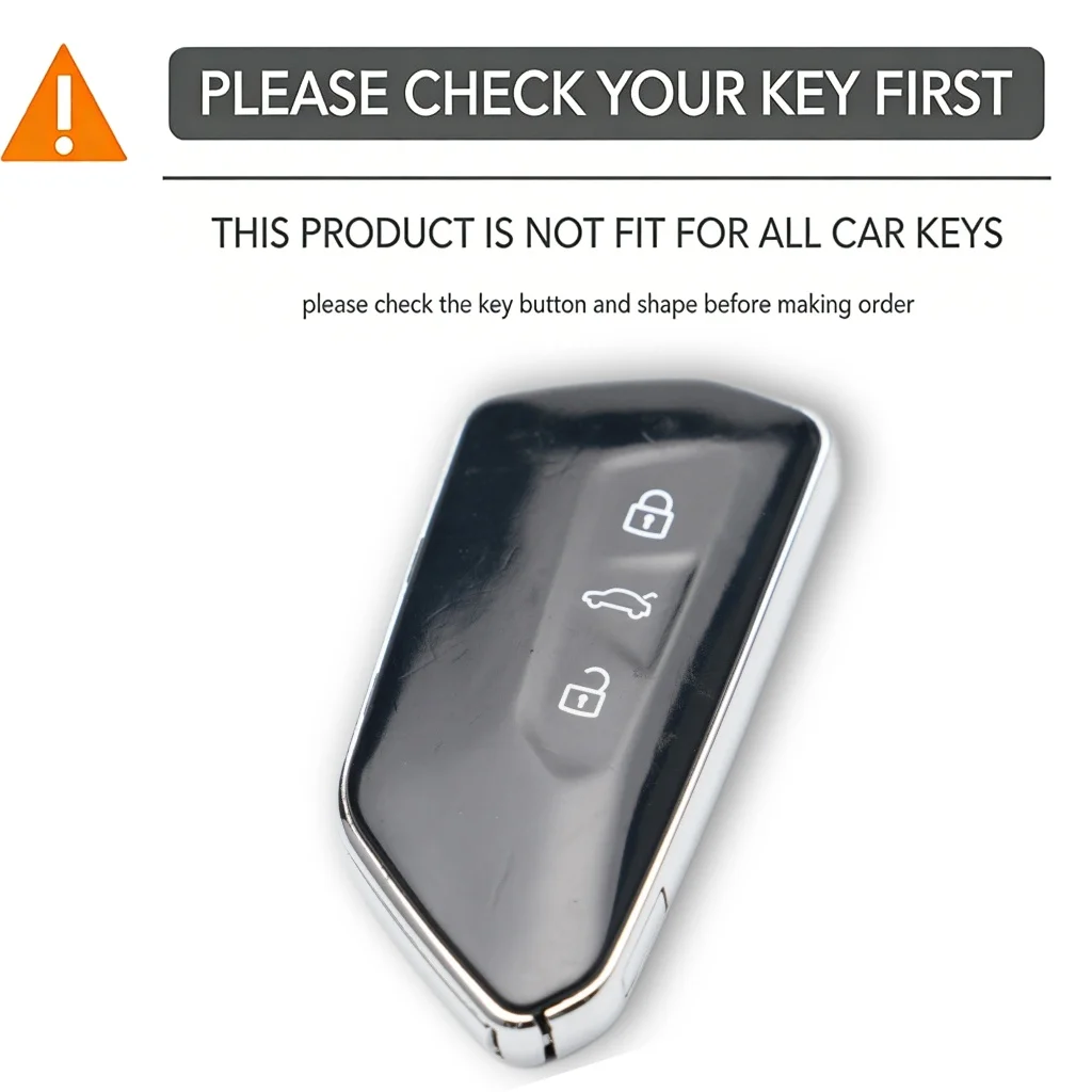New Car Key Case Cover for VW Volkswagen/Golf 8 MK8 ID.3 ID.4 /Cupra/Skoda/Octavia A8/SEAT/Leon MK4 2020 2021/Formentor/Tarraco view 6