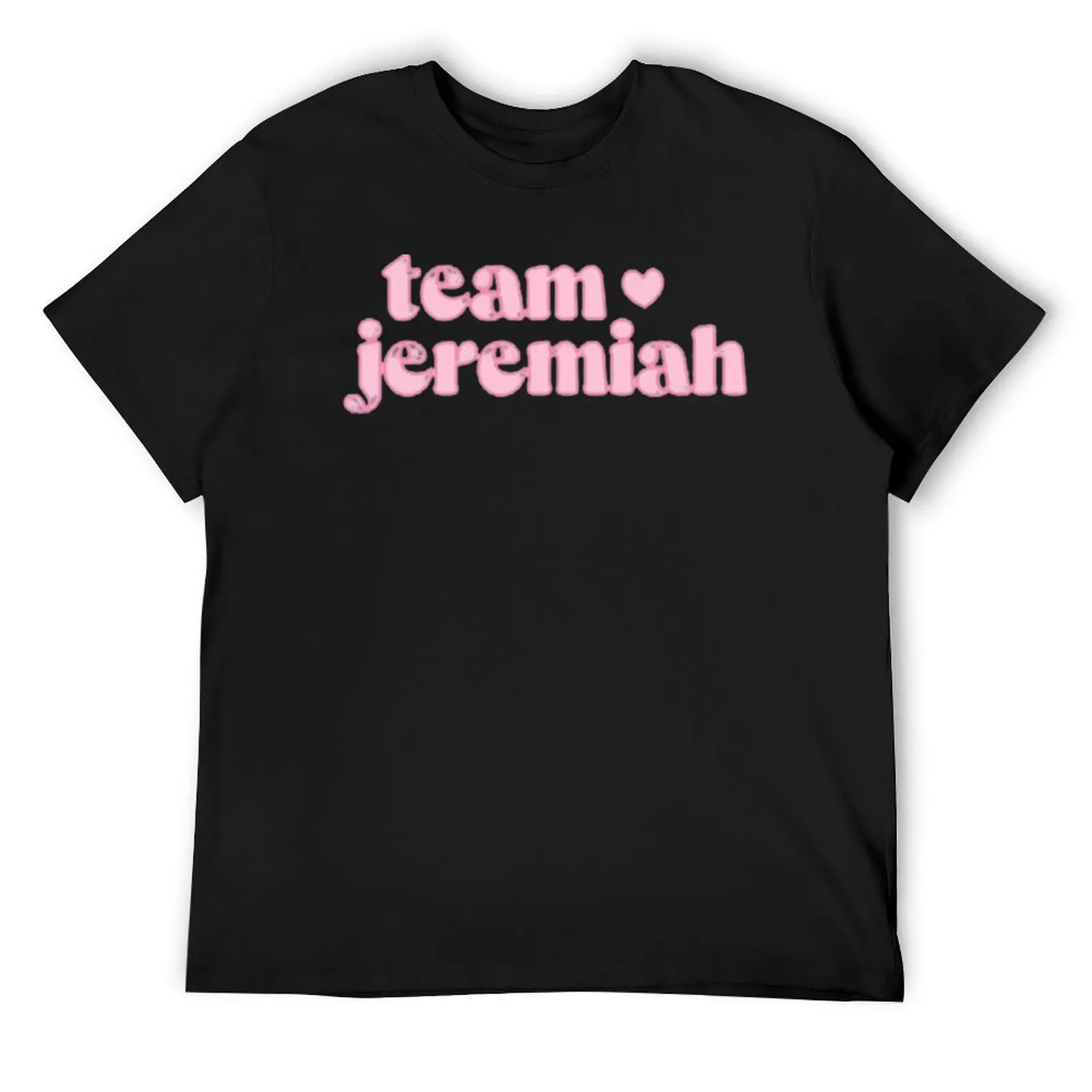 Футболка Team Jeremiah, футболки с аниме, топы, персонализированные футболки большого размера с рисунком, большие и высокие футболки для мужчин