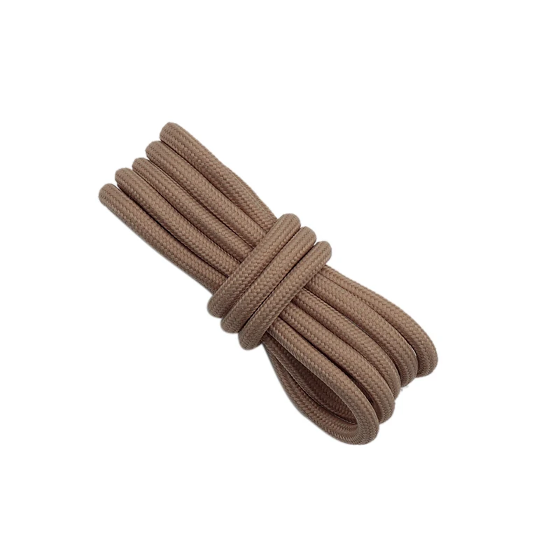 Weiou 5mm Thick Round Polyester Solid Color Shoelaces for Sneakers Boots Casual Shoes Durable Replacement Shoe Laces