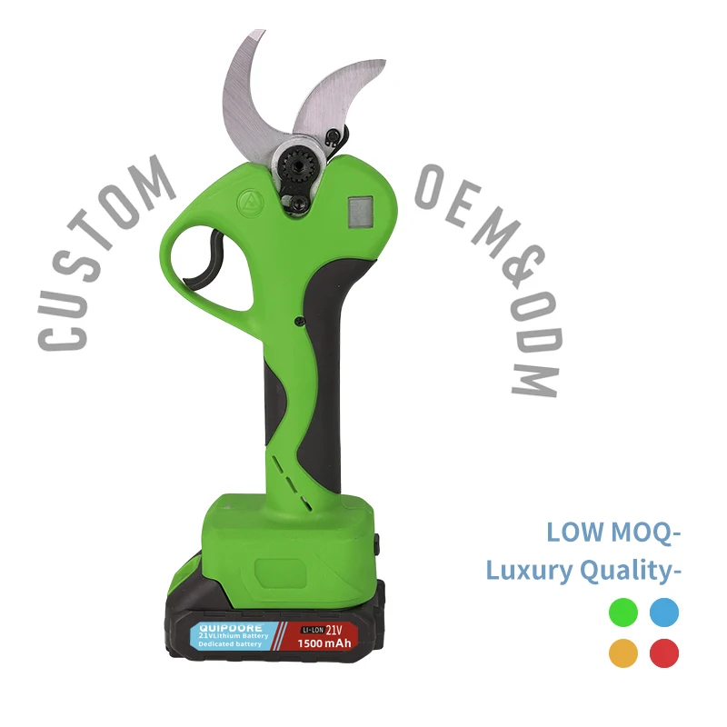 

Mukita 21v 40mm cordless 1500W brushless garden tools 2-speed adjustable electric pruning shears 2g lithium battery power shears