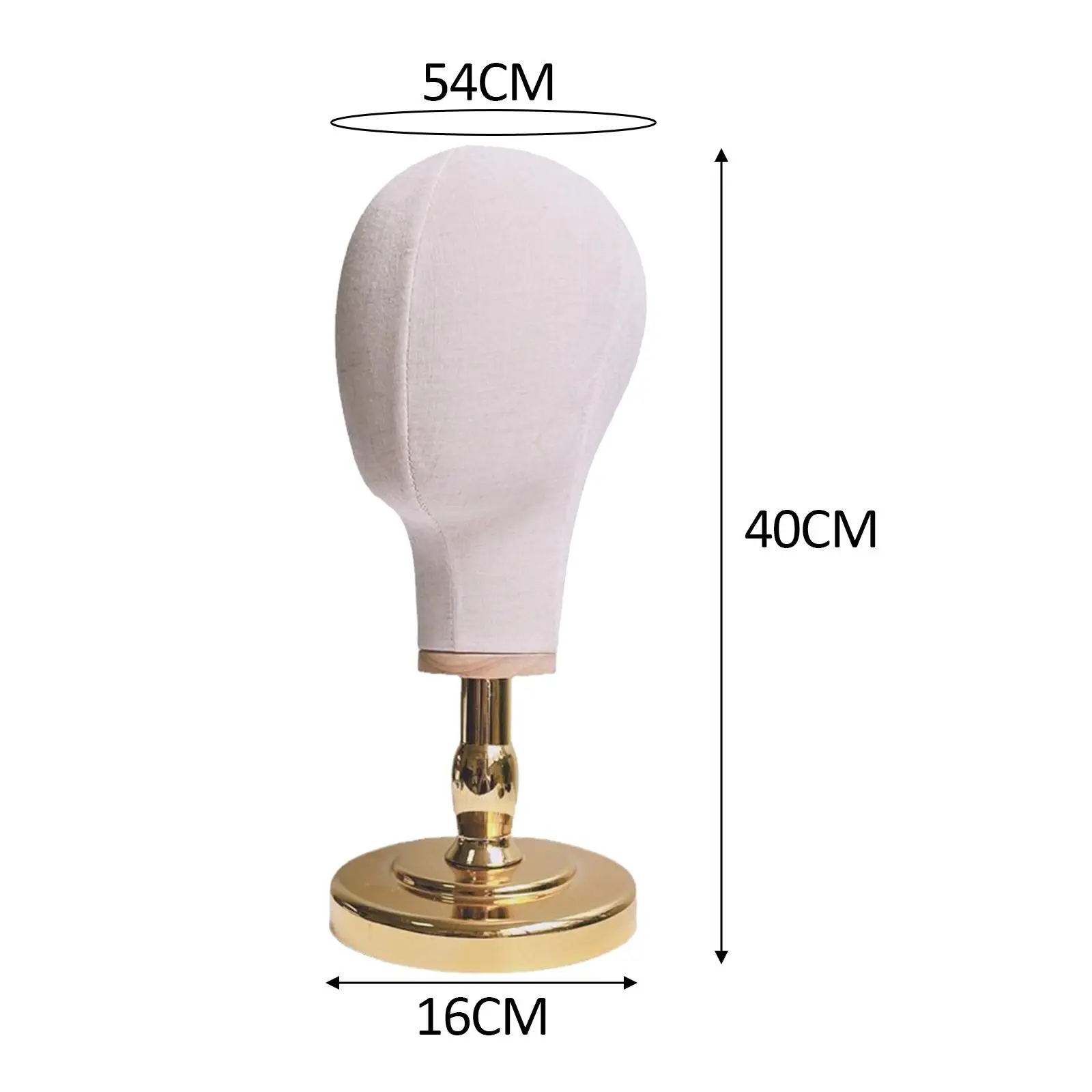 عارضة أزياء رئيس قماش كتلة رئيس القزم النسيج رئيس قبعة عرض موقف مع حامل PVC لقبعة غطاء الرأس قبعات شعر مستعار أغطية الرأس