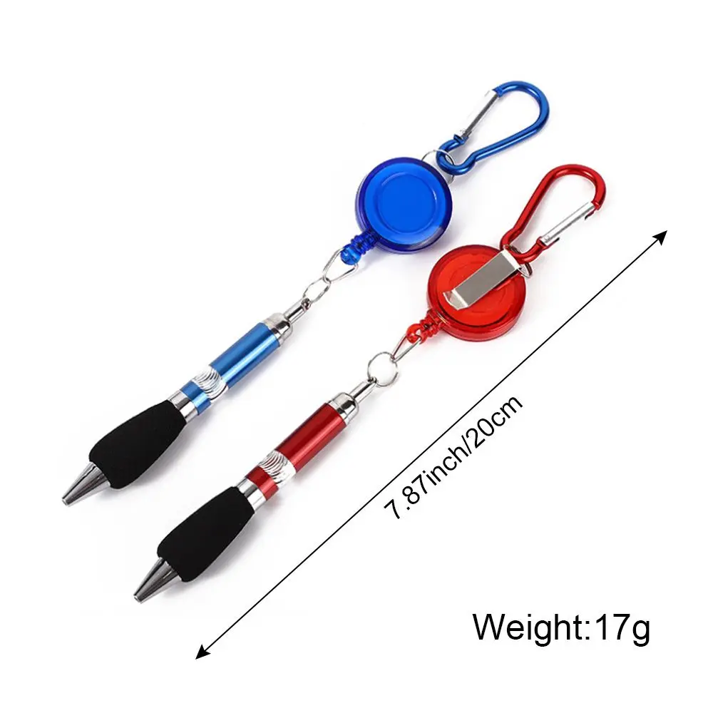 لوازم القرطاسية حلقة الحبل مفتاح سلسلة قابل للسحب سهلة سحب مشبك القلم قلم أدوات الكتابة محايد القلم #6