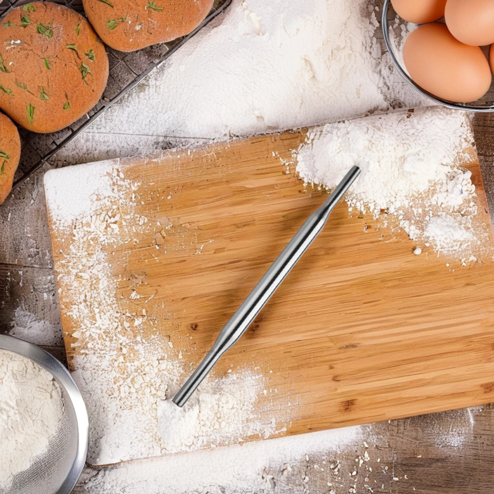 

9 Inch Stainless Steel Dough Roller Non Stick Baking Rolling Pin for Home Kitchen Pastry Pizza Dough Pastry Rolling Pin