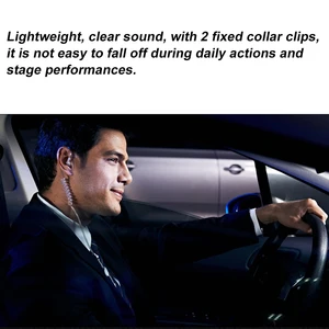 Motorola Walkie Auricular Talkie, Ohr -Telefon mit PTT -Mikrofon, Akustikrohr, Talkaber, MH230R, 1 Pin, 2,5 mm 10 Hauptverkaufs -Headset mit Motorola Draht - №3