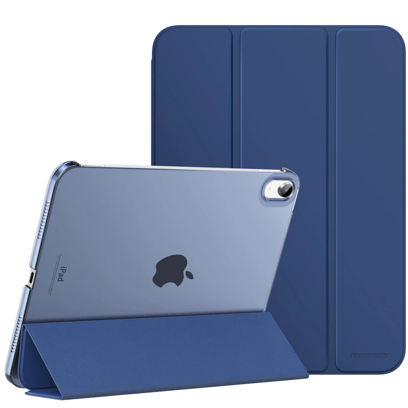

Slim Hard PC Case for iPad 11th Gen A16 11 Inch 2025 10th Gen 10.9 Inch 2022 Translucent Back Shell Stand Cover Touch ID