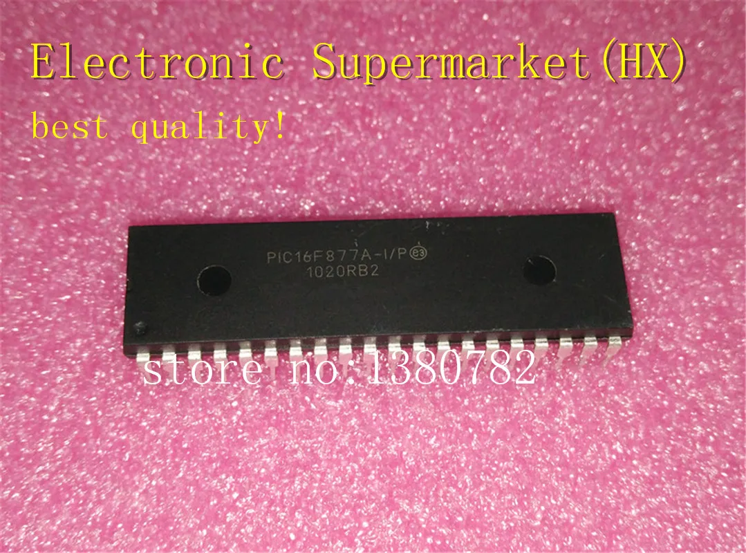 Free Shipping 10pcs/lots PIC16F877A-I/P PIC16F877A  PIC16F877 DIP-40 New original  IC In stock!