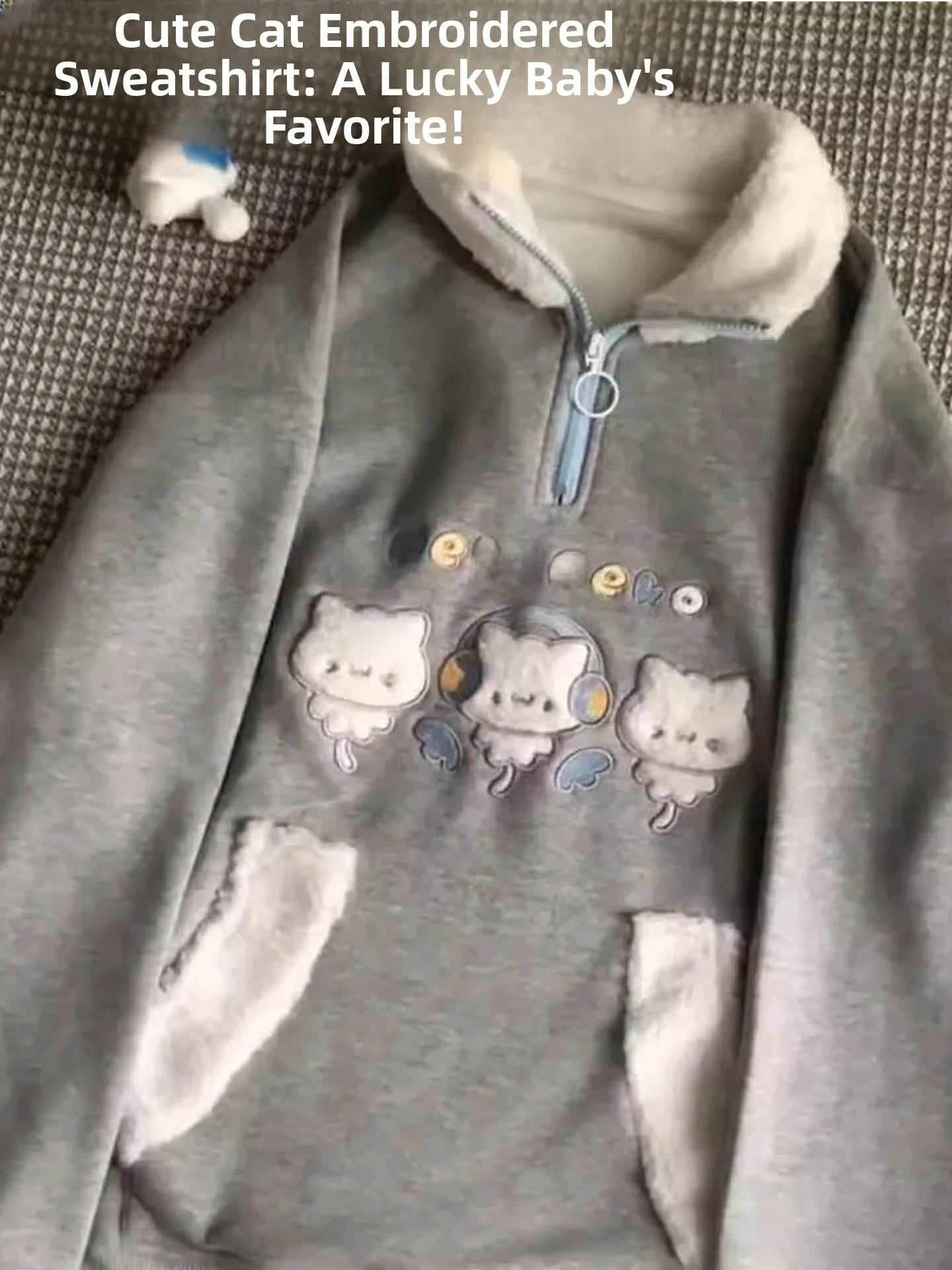 

Ретро-японская толстовка с воротником на молнии и вставками, женская утепленная куртка на флисовой подкладке, толстовка в школьном стиле для студентов