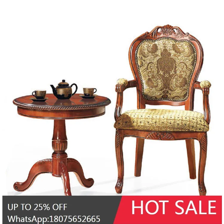 

MJY European Style Solid Wood/Oak Desk Armchair Mahjong Leisure Chair