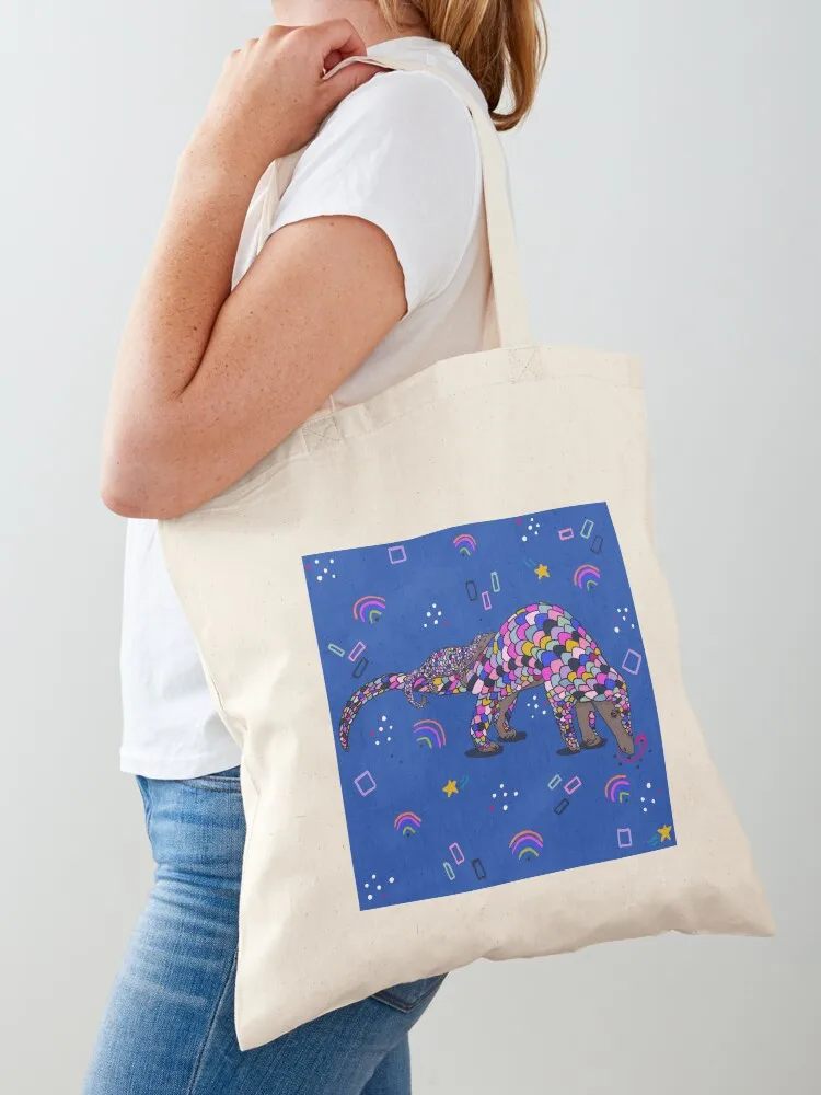 

Rainbow Pangolin & Baby Tote Bag Candy bags large size bags hand bag Big bag women