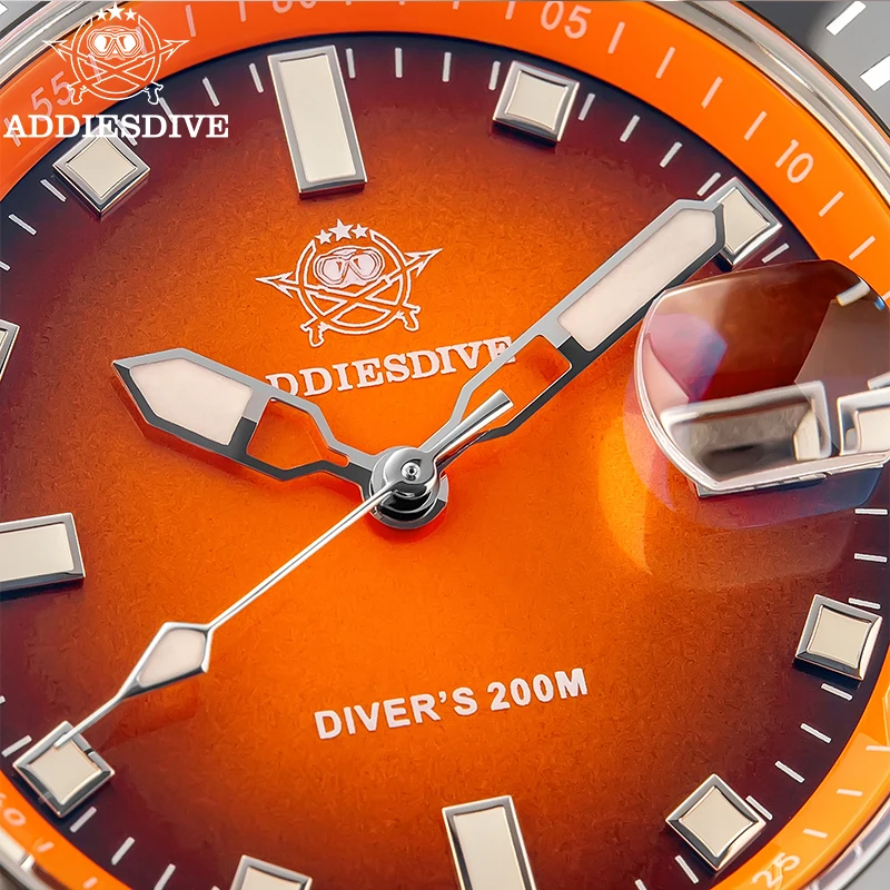 ADDIESDIVE 41mm Man Luxury Watch Japan 2115 Quartz Movement Watch Luminous 200m Waterproof 316L Stainless Steel Dive Watches