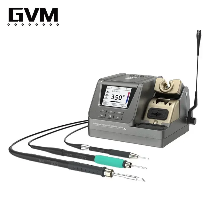 

GVM H3 3 in1 Smart Soldering Station Compatible Soldering Iron Tip T210/T245/T115 Handle Welding Rework Station