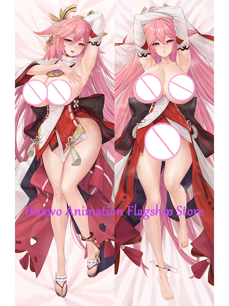 

Наволочка для подушки Dakimakura из аниме Guuji Yae двухсторонняя наволочка для подушки с двусторонним принтом рождественские подарки