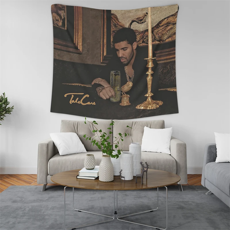 

Gaslight Gatekeep Girlboss Drake ft. Four Loko Tapestry Wall Hanging Art for Bedroom Living Room Decor College Dorm Party