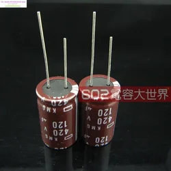 일본 NIPPON 전해 커패시터 KMG CLA 시리즈 18*31, 420v120uf, 120uf, 400V, 6 개