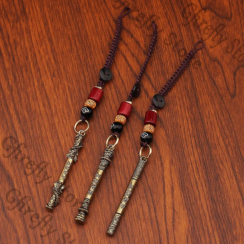 

Black Myth: Wukong Bag Keyring Colleagues Hanging Drop Strap Anime Pendant Decorate Keychain Jingu Bang Accessory Gift