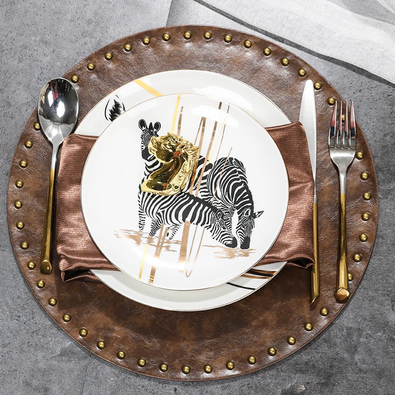 

Complete Tableware Set Luxury Dinner Serving Decorative Tray Dinnerware Plate Sets Hospitality Pratos De Jantar Plate Porcelain