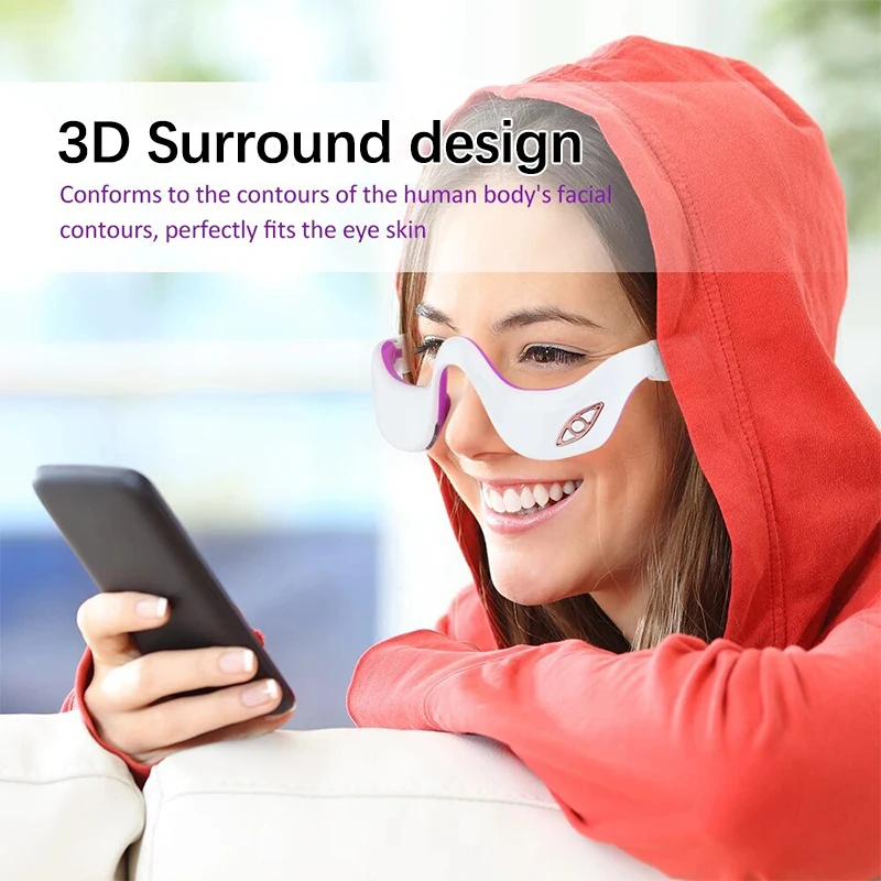 EMS-Gerät zur Augenentspannung, Mikrostrom-Heizung, Augenschutz-Behandlung, lindert Ermüdung der Augen und Gerät zur Entfernung von schwarzen Kreisen