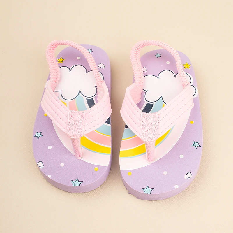 Little Boys and Girls Stylish Design Various Colors Flat Slippers Children Lovely Lithe Flip Flops WCDX01