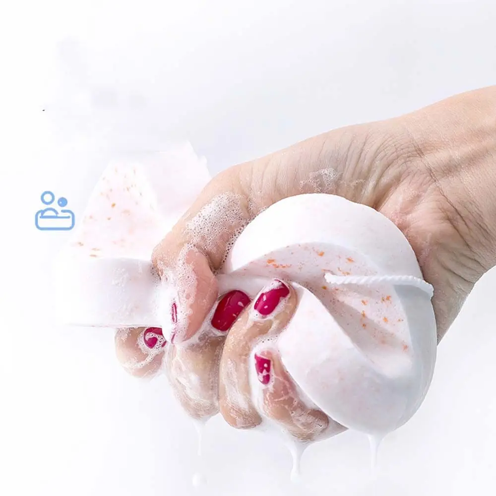 เครื่องมือแต่งหน้าสาหร่ายทะเล Clesnsing Skin Care ฟองน้ําแป้งพัฟล้างหน้าฟองน้ําบีบอัดล้าง Pad ทําความสะอาดกระพือเครื่องสําอางค์พัฟ