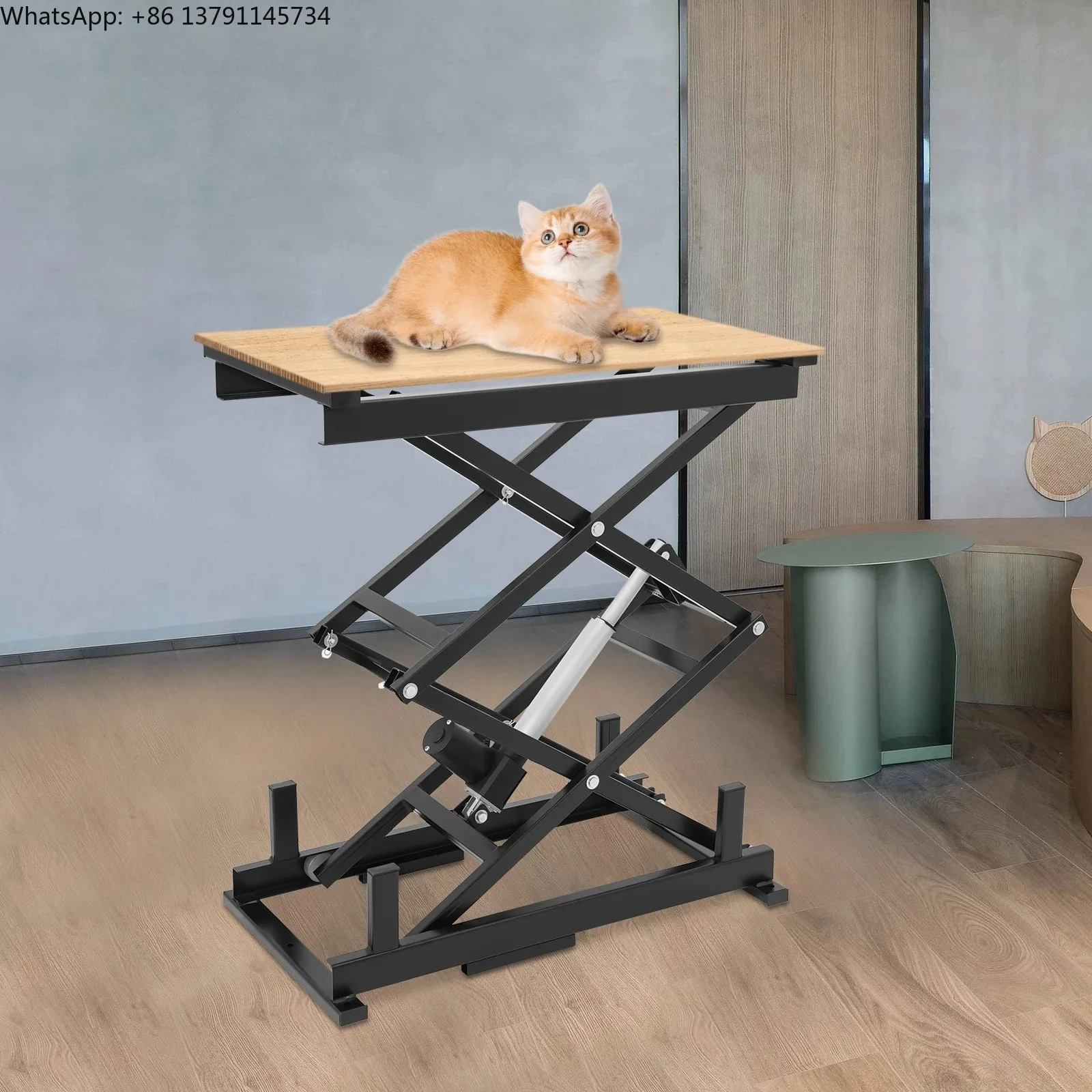 Electric Scissor Lift Table Lift Table 63.5kg Load Capacity for Material Handling and Transportation for Factories/Cold Stores