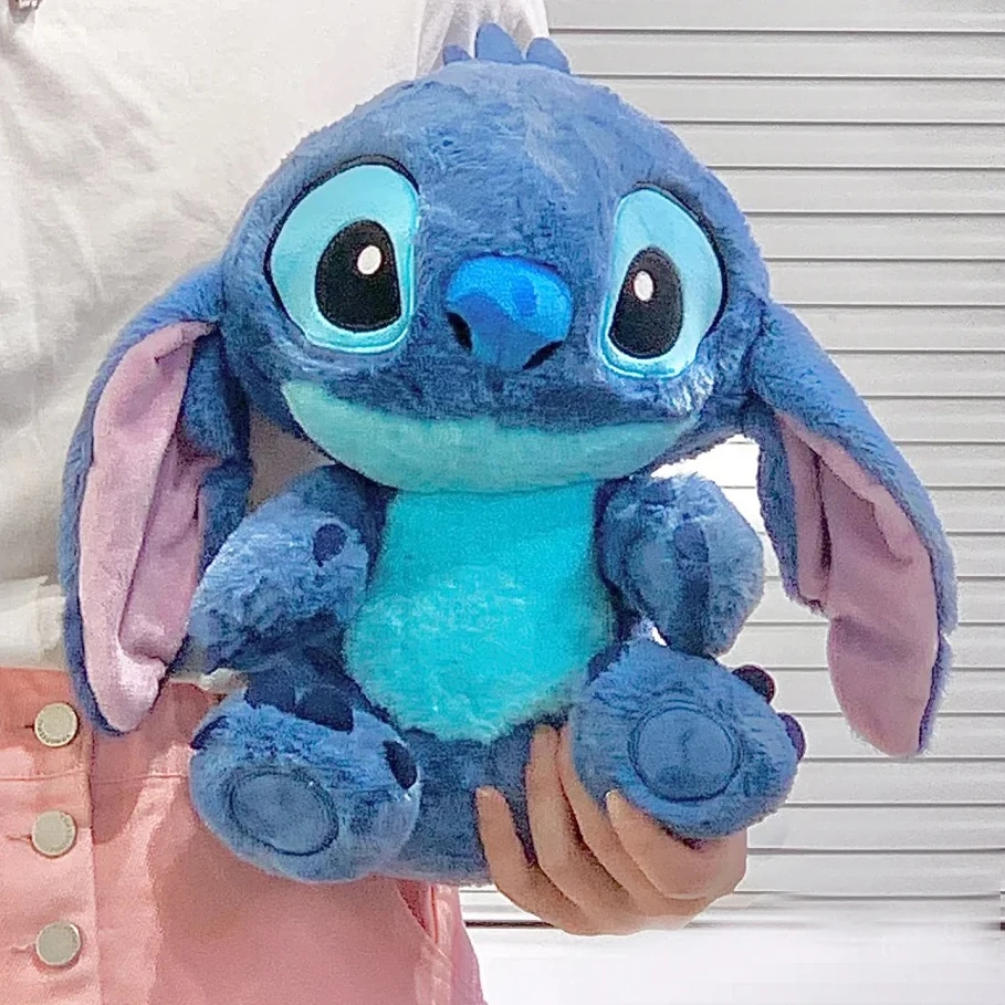 Disney CAN o & Stitch Peluches, Kawaii Soft Blue Pink Elf, Stitch Stuffed Butter, Cartoon Anime Movie, Xmas Gift