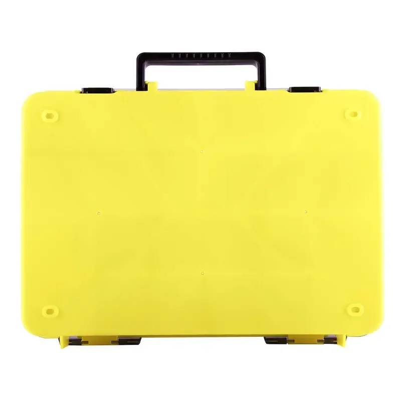 

Goture Plastic Storage Handheld Fishing Gear Organizer Box, Portable Tackle Storage Adjustable Divider Removable Compartment Wit