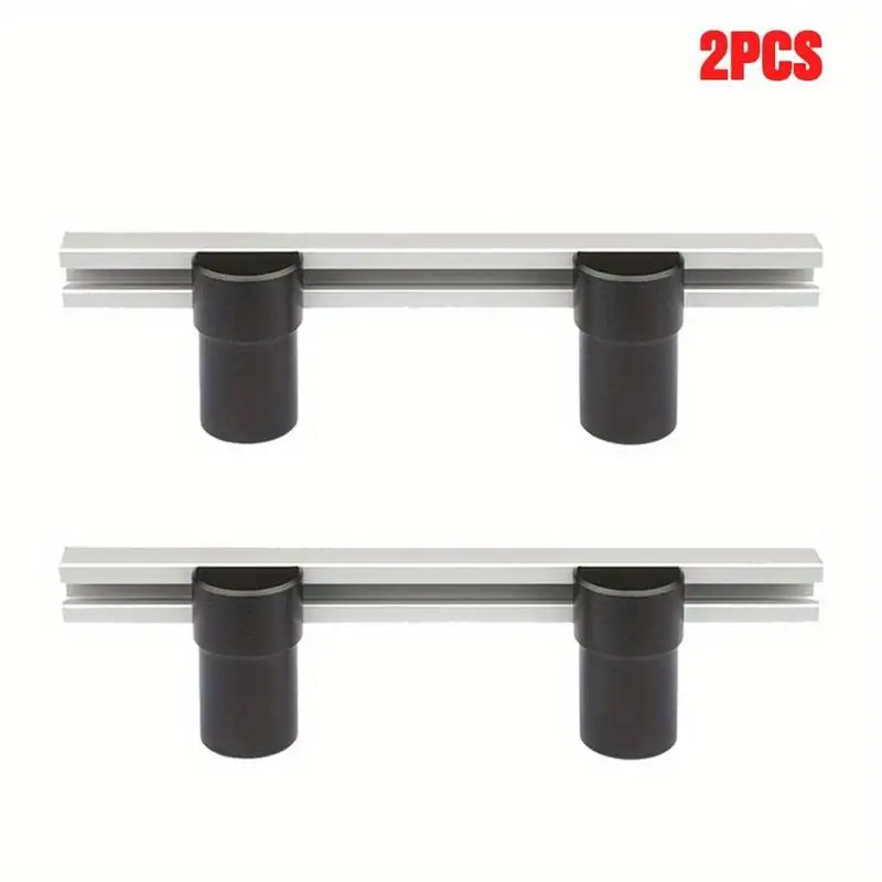 

2pcs Planing Stop Board 19mm 20mm Dog Hole Bench Fixing Clamp Aluminum Alloy Baffle Plate Woodworking Tools
