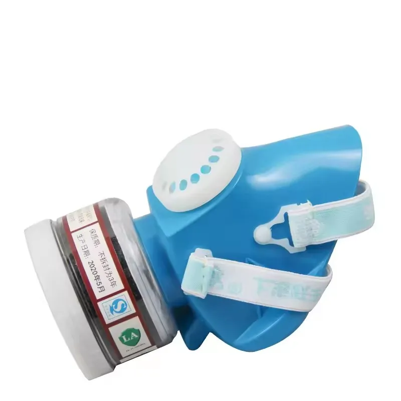 نصف الوجه P-A-1 تصفية الغبار قناع واقي من الغاز لينة المطاط كمامة كيميائية لطلاء المبيدات الصناعية العضوية رش البخار