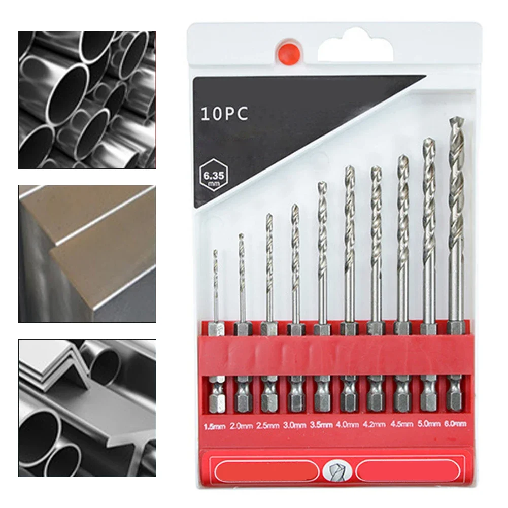 135 Split Point 1.5mm Cobalt Drill Bit Set Double U Shape Flutes Easy Storage Holder Fits Power Tools For DIY Projects For DIY