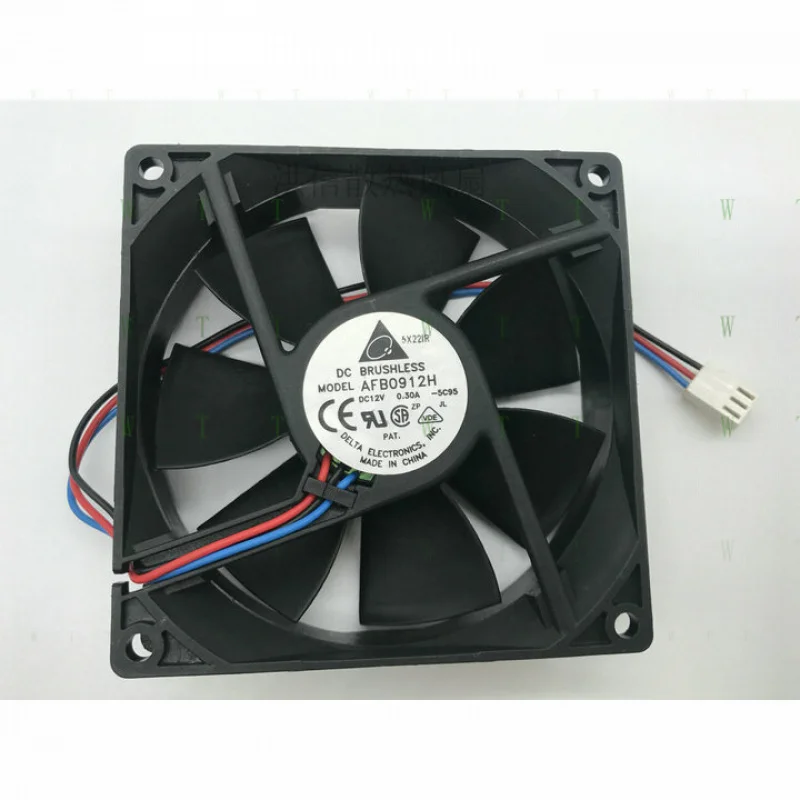 

H 1 шт. ДЛЯ Вентилятора DELTA AFB0912H DC12V 0,3A 9025 9 СМ 3-контактный