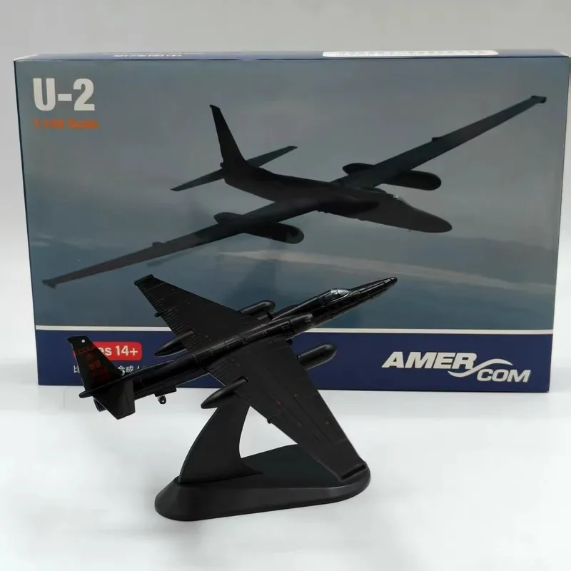 

1/144 Us U-2 U2 Reconnaissance Aircraft Black Cat Squadron Simulation Alloy Military Home Decoration Ornament Birthday Gift
