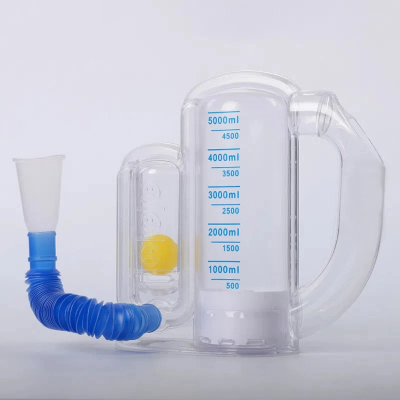 

Single Ball Medical Respiratory Training Device for Spirometers Incentive Breath Exerciser and Lung Trainer