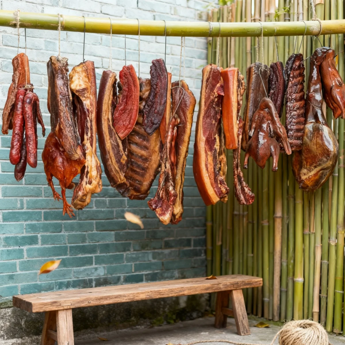 

Simulated Chinese Cured Pork Props, Fake Pickled Pork Chops, Roasted Duck Roasted Goose Roasted Chicken Decorations