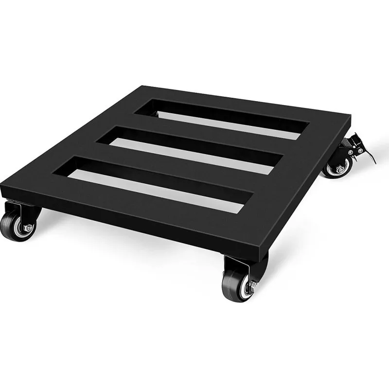 Heavy Duty Plant Pot Caddy with 360 Wheels Steel Plant Dolly for Large Potted Trees Indoor/Outdoor Use Rust-Proof
