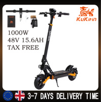 Electric Scooter KuKirin G2 Pro 1000W 48V 15.6Ah Battery 10 Inch Off-road Front Tyres Foldable Escooter for Adults