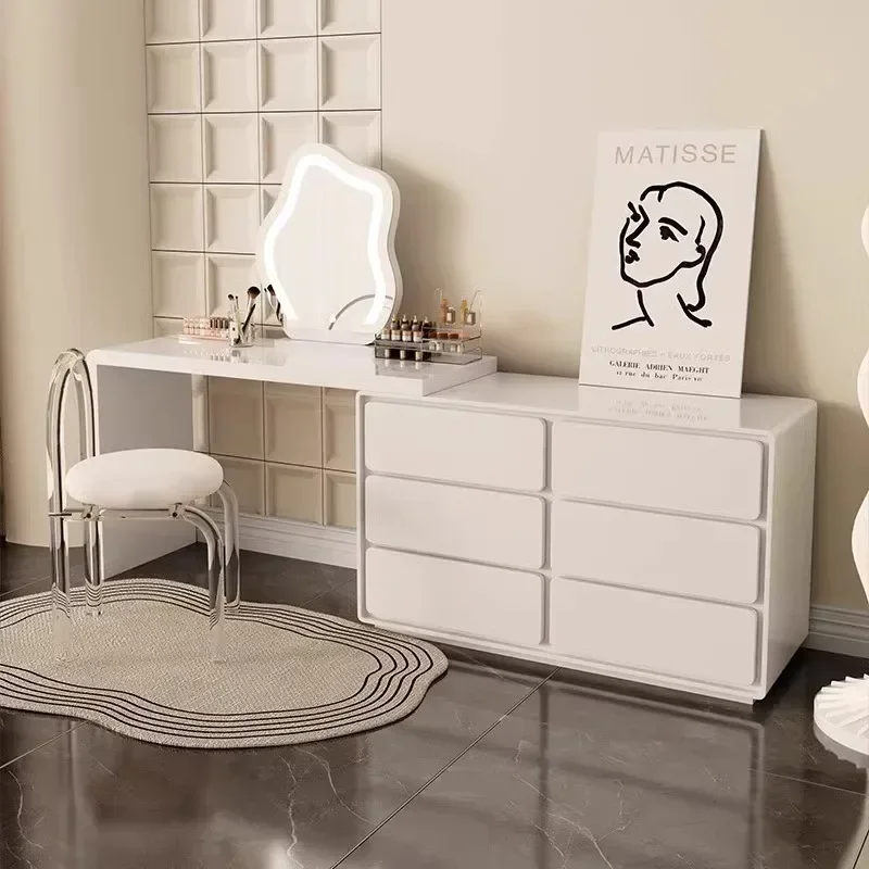 Luxury Makeup Vanity Table Bedroom Storage Cabinet Modern Dressing Table Study Girl Cosmetics Mesa De Maquillaje Home Furniture