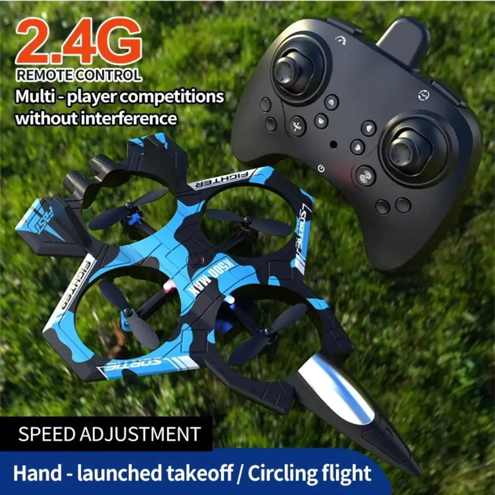 EPP Foam Remote Control Foam Fighter Gravity Sensing RC Drones Four Motor Helicopter Toy Portable Durable RC Hobby Jet Plane