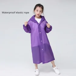 Children Rain Poncho Non-Disposable Travel Rain Gear Coat Outdoor Hiking Accessories Child Raincoat Kids Rainwear Waterproof