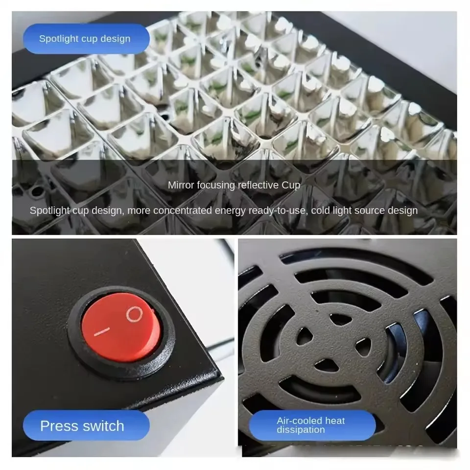 LED الأشعة فوق البنفسجية علاج 40nm 39nm 365nm مصباح الأشعة فوق البنفسجية ل SLA DLP طابعة ثلاثية الأبعاد الراتنج PCB إصلاح الزيت الأخضر اليدوى لتقوم بها بنفسك علاج #3