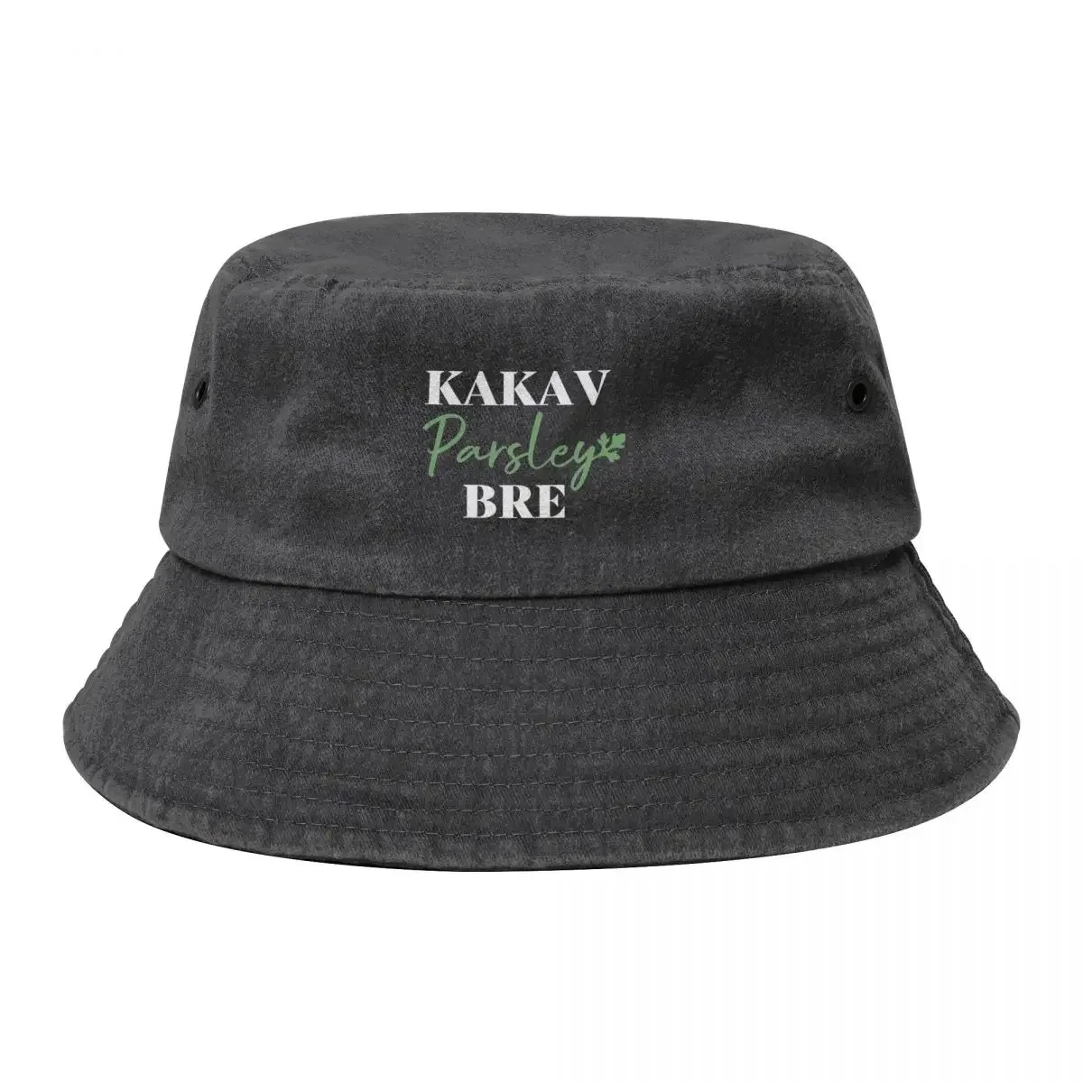 Kakav Parsley Bre (Printed Apron) Bucket Hat Christmas Hat Men Caps Women's