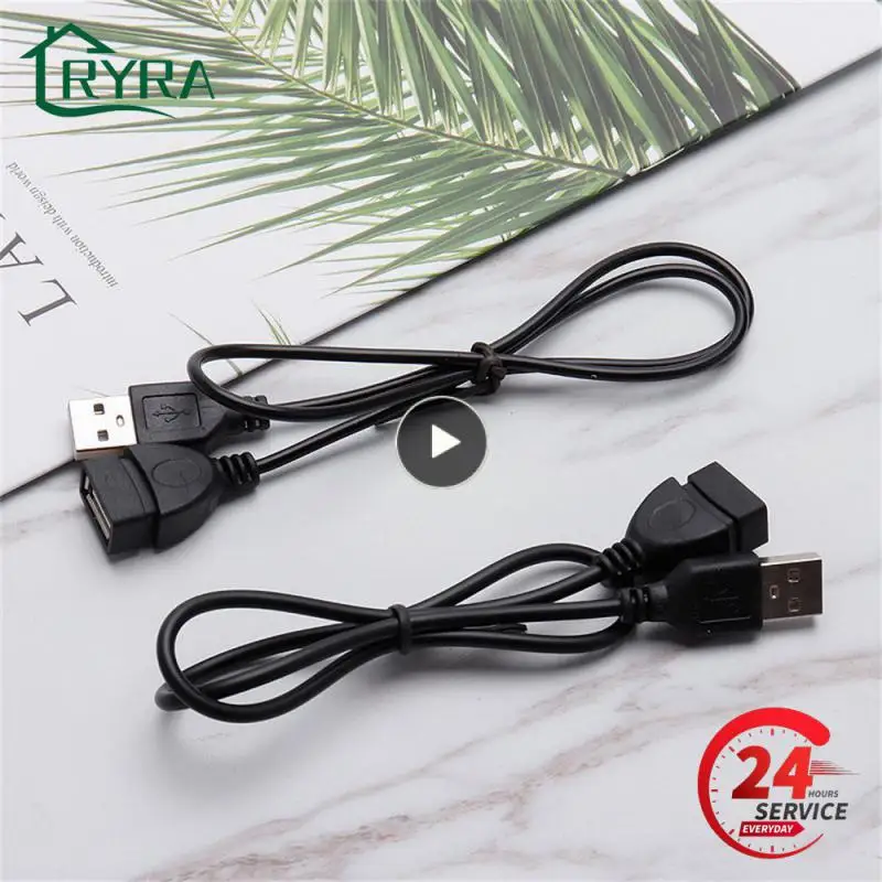 USB 2.0 Cable Extension Cable 0.6m/1m/1.5m Wired Data Transmission Cable Display Projector Super High Speed Data Extension Cable