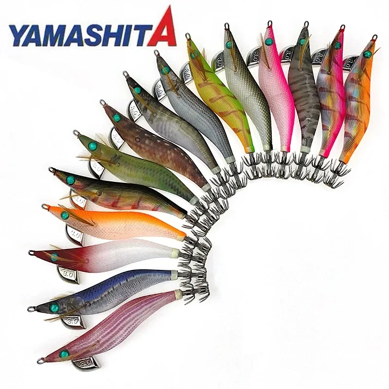 YAMASHITA R All Night Glow 1.5 1.8 2.2 2.5 3.0 3.5 Wood Shrimp EGI JIG Squid Lure Octopus Hook Bait EU US Luya Fishing