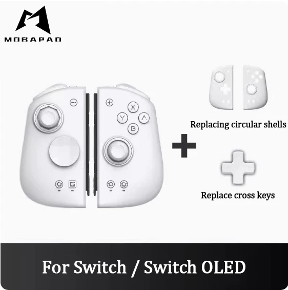 MOBAPAD M6s Gemini Bluetooth draadloze gamecontroller met detectiegjoystick Gamepad voor Nintendo Switch / Switch OLED