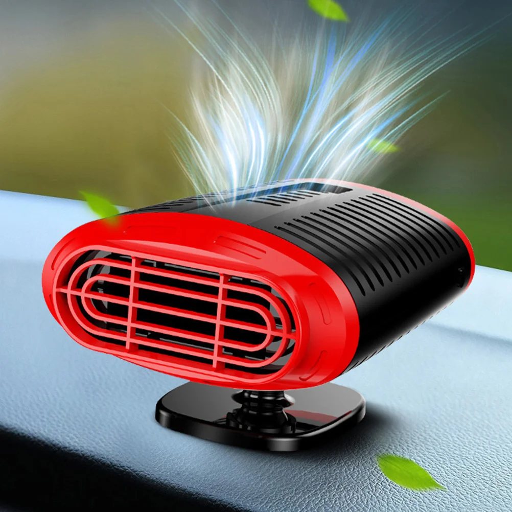 

1 pc Car Heater Fan Portable Vehicle Windshield Defroster Auto Heating System Adjustable 360° Rotation Abs Copper Material