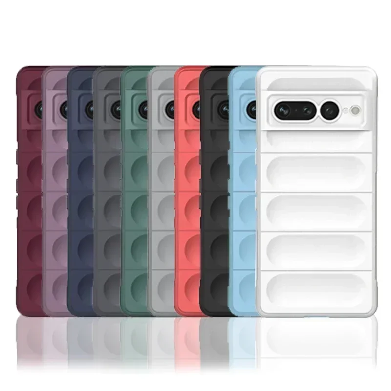 For Google Pixel 7 Pro Case For Google Pixel 7 Pro 6A Capas Soft TPU Shockproof Lens Protective Fundas Google Pixel 7 8 Pro 7A