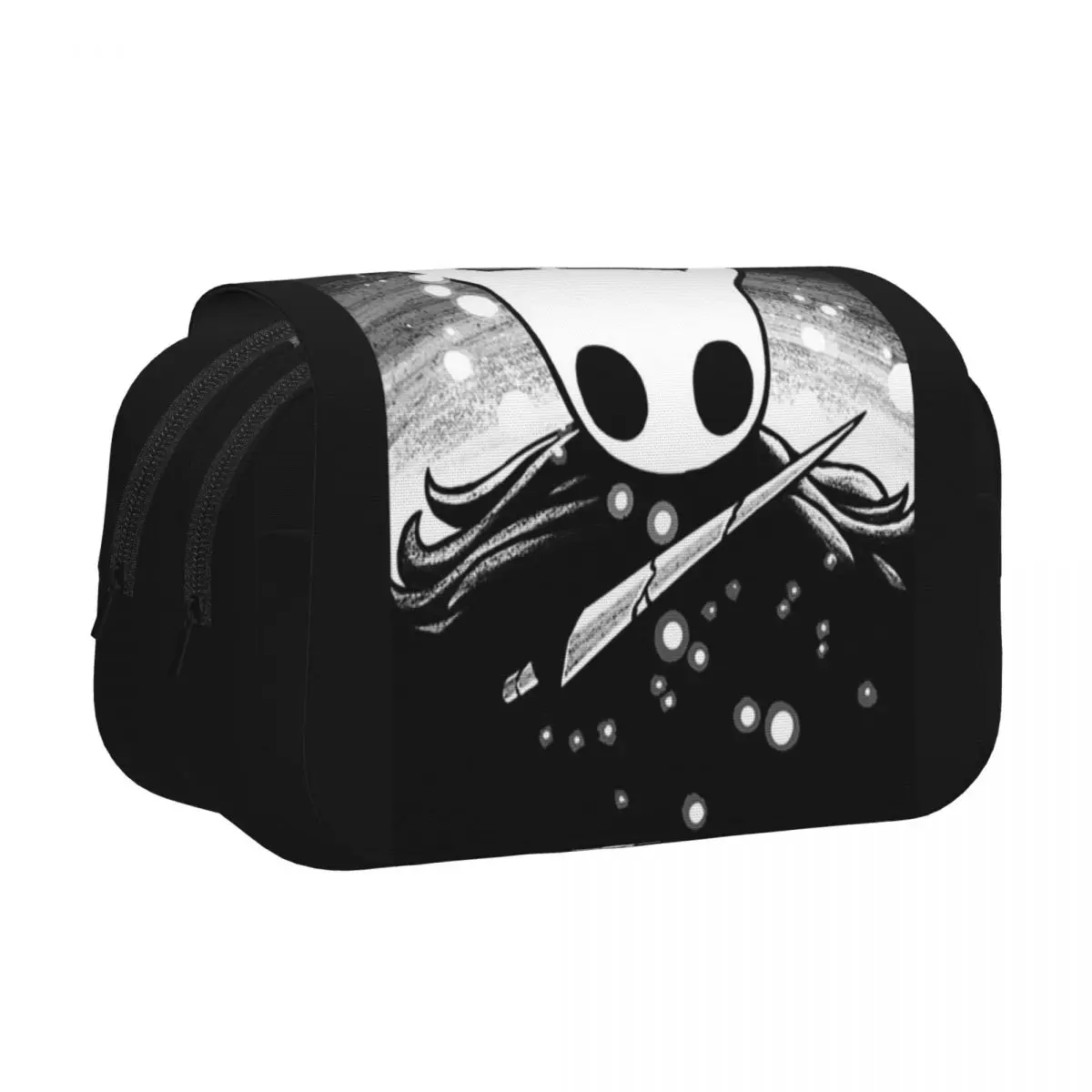 

Пенал-косметичка Ghost Knight Hollow Knight, жесткий кожаный пенал-футляр для ручек, большая сумка для хранения, пенал для мальчиков и девочек в школу