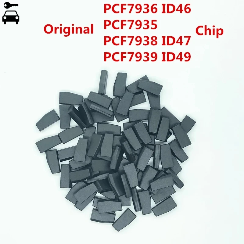 10pcs/lot Original PCF7936 ID46 PCF7935 AA PCF7938 ID47 PCF7939FA ID49 128bit Chip Clone Transponder for Ford Honda Mazda