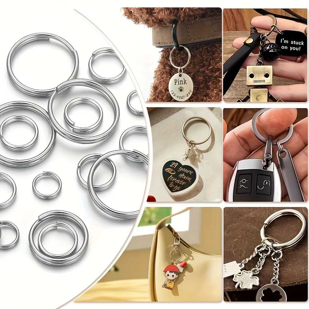 100pcs Silver DIY Jump Rings for Handicraft Accessories